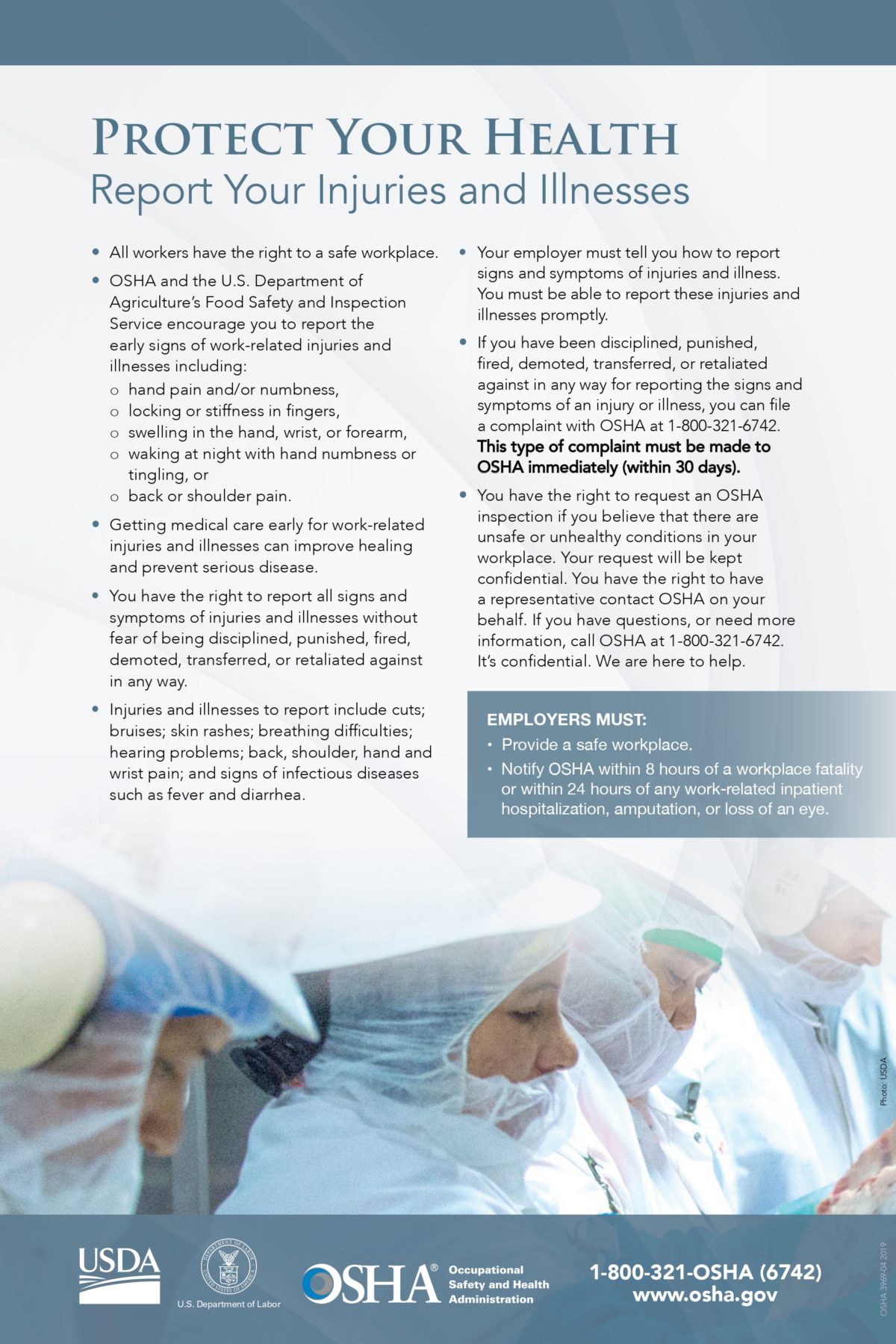 Protect Your Health Poster SafetyNow ILT