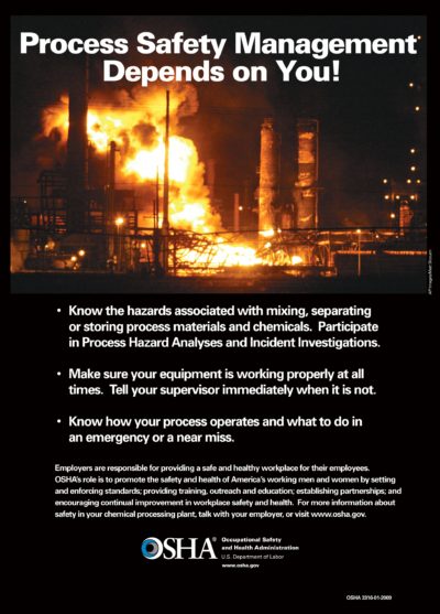 Process Safety Management Depends on You! Poster – SafetyNow ILT