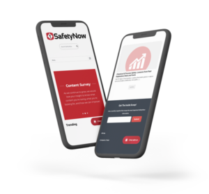 Phone screens with safety training tools